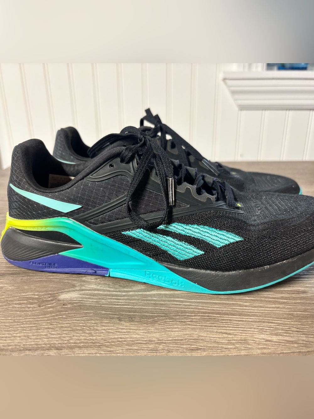 Size 6.5 - Reebok Nano X2 Black Teal Gradient